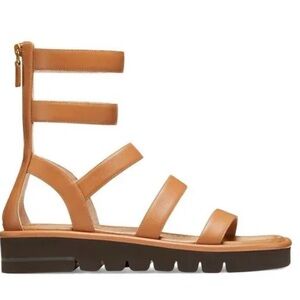 Stuart Weitzman Tan Gladiator Sandals